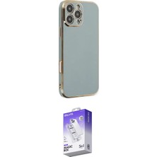 Elektronikçim Ieg™ iPhone 16 Pro Kılıf Yankı Serisi - Siyah Bilvis 5in1 3D Magic Cam Ekran Koruyucu ELK-34863