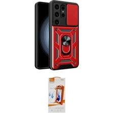 Elektronikçim Ieg™ Galaxy S24 Ultra Kılıf Ahenk Klasik - Siyah Autokit 5in1 Fiber Polymer Nano Ekran Koruyucu