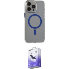 Elektronikçim Ieg™ iPhone 15 Pro Max Kılıf Odak Form Özel Seri - Siyah Bilvis 5in1 5d Magic Hayalet Cam Ekran