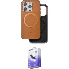 Elektronikçim Ieg™ iPhone 16 Pro Kılıf Pusula Işık Koleksiyonu - Siyah Bilvis 5in1 5d Magic Hayalet Cam Ekra