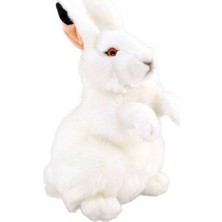 Bucuks Mey Ithalat®  Beyaz Tavşan Peluş 28 cm
