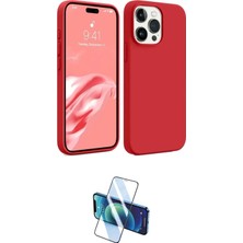 Elektronikçim Ieg™ iPhone 15 Pro Max Kılıf Kozmos Yansıma Özel Seri - Siyah 3D Antistatik Seramik Nano Ekran