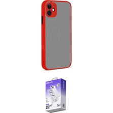 Elektronikçim Ieg™ iPhone 12 Kılıf Ahenk Çizgi Serisi - Siyah Bilvis 5in1 3D Magic Cam Ekran Koruyucu ELK-348