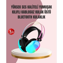 TKÇ Düşük Gecikmeli Bluetooth 5.3 Gaming Kulaklık – Rgb Işıklı