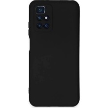 Sh Ticaret Redmi 10 2022 Kılıf Nano Içi Kadife Silikon - Siyah