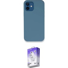Elektronikçim Ieg™ iPhone 12 Kılıf Zirve Modern Özel Seri - Siyah Bilvis 5in1 3D Magic Cam Ekran Koruyucu Elk