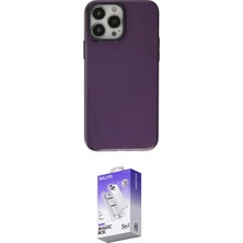 Elektronikçim Ieg™ iPhone 13 Pro Max Kılıf Zirve Doku Koleksiyonu - Siyah Bilvis 5in1 3D Magic Cam Ekran Koruy