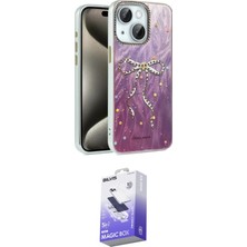 Elektronikçim Ieg™ iPhone 14 Kılıf Zirve Modern Prime - Siyah Bilvis 5in1 5d Magic Hayalet Cam Ekran Koruyucu