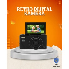 TKÇ 75MP 5k Video Destekli Dijital Kamera 18X Zoom Çok Eksenli Stabilizasyon
