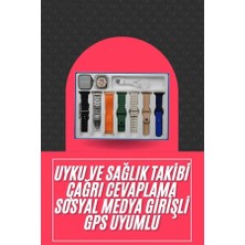 TKÇ Akıllı Saat Unisex Akıllı Saat Çoklu Kordon Seçeneği Çelik Kordon Plastik Kordon