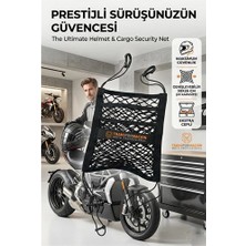 Bucuks Mey Ithalat® Çift Cepli Ultra Esnek Profesyonel Kask ve Kargo Sabitleme Filesi 723015