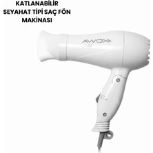 TKÇ Awox Mini Fön Beyaz