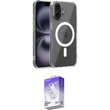 Elektronikçim Ieg™ iPhone 17 Kılıf Ahenk Minimal Serisi - Siyah Bilvis 5in1 3D Magic Cam Ekran Koruyucu Elk-34
