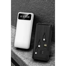 TKÇ Powerbank 20.000 Mah LCD Ekran USB Lightning Type-C Uyumlu Ios ve Android