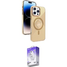 Elektronikçim Ieg™ iPhone 16 Pro Max Kılıf Nova Modern Prime - Siyah Bilvis 5in1 3D Magic Cam Ekran Koruyucu E