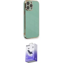 Elektronikçim Ieg™ iPhone 15 Pro Kılıf Yankı Serisi - Siyah Bilvis 5in1 5d Magic Hayalet Cam Ekran Koruyucu E