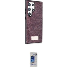 Elektronikçim Ieg™ Galaxy S24 Ultra Kılıf Vadi Klasik Serisi - Siyah Durable Full Glue Curved Hayalet Cam Elk-