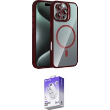 Elektronikçim Ieg™ iPhone 16 Pro Max Kılıf Yadigar Asil Koleksiyonu - Siyah Bilvis 5in1 3D Magic Cam Ekran Kor