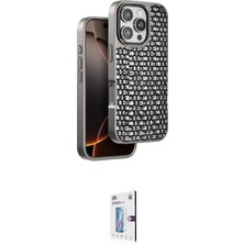 Elektronikçim Ieg™ iPhone 16 Pro Kılıf Siluet Form Serisi - Siyah Bilvis 0.18MM Plus Cam Ekran Koruyucu Elk-34