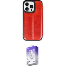 Elektronikçim Ieg™ iPhone 15 Pro Max Kılıf Zirve Yansıma Serisi - Siyah Bilvis 5in1 3D Magic Cam Ekran Koruyu