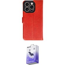 Elektronikçim Ieg™ iPhone 16 Pro Kılıf Siluet Işık Serisi - Siyah Bilvis 5in1 5d Magic Hayalet Cam Ekran Kor