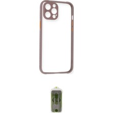 Elektronikçim Ieg™ iPhone 12 Kılıf Nova Asil Özel Seri - Siyah Joko Magic 5d Hayalet Cam ELK-34863
