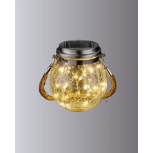 TKÇ Bahçe ve Teras Için Solar Cam Sarkıt LED Aydınlatma