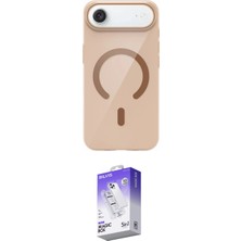 Elektronikçim Ieg™ iPhone 17 Air Kılıf Pusula Form Özel Seri - Siyah Bilvis 5in1 3D Magic Cam Ekran Koruyucu
