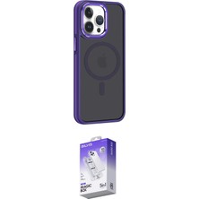 Elektronikçim Ieg™ iPhone 14 Pro Max Kılıf Yörünge Klasik - Siyah Bilvis 5in1 3D Magic Cam Ekran Koruyucu El