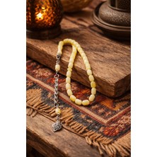 Bilek Boy Tesbih, Beyrut Damla Kehribar Tesbih, Erkek Hediye Tesbih.