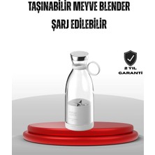 TKÇ Taşınabilir USB Şarjlı Taze Meyve Suyu Blender