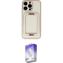 Elektronikçim Ieg™ iPhone 14 Pro Max Kılıf Kozmos Minimal Prime - Siyah Bilvis 5in1 3D Magic Cam Ekran Koruyuc