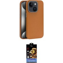 Elektronikçim Ieg™ iPhone 15 Kılıf Zirve Modern Prime - Siyah Buffer Hayalet Cam Ekran Koruyucu ELK-34863