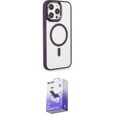 Elektronikçim Ieg™ iPhone 15 Pro Max Kılıf Yankı Işık Özel Seri - Siyah Bilvis 5in1 5d Magic Hayalet Cam E