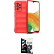 Elektronikçim Ieg™ Galaxy A33 5g Kılıf Atlas Koleksiyonu - Şeffaf Temperli Cam Ekran Koruyucu ELK-34863