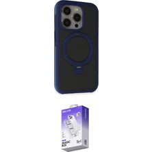 Elektronikçim Ieg™ iPhone 15 Pro Kılıf Ahenk Yansıma Özel Seri - Siyah Bilvis 5in1 3D Magic Cam Ekran Koruyu