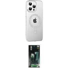Elektronikçim Ieg™ iPhone 14 Pro Max Kılıf Yörünge Koleksiyonu - Siyah 360 Mat Full Body Arka Koruyucu Elk-3