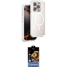 Elektronikçim Ieg™ iPhone 15 Pro Max Kılıf Zirve Klasik Prime - Siyah Buffer Hayalet Cam Ekran Koruyucu Elk-34