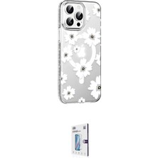 Elektronikçim Ieg™ iPhone 15 Pro Kılıf Yörünge Işık Prime - Siyah Bilvis 0.18MM Plus Cam Ekran Koruyucu El