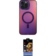 Elektronikçim Ieg™ iPhone 15 Pro Max Kılıf Doruk Klasik Prime - Siyah Buffer Hayalet Cam Ekran Koruyucu Elk-34