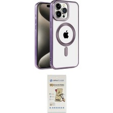 Elektronikçim Ieg™ iPhone 14 Pro Max Kılıf Eksen Form Koleksiyonu - Siyah Mat Seramik Nano Ekran Koruyucu Elk-