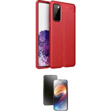 Elektronikçim Ieg™ Galaxy S20 Fe Kılıf Doruk Klasik Özel Seri - Siyah 3D Antistatik Mat Seramik Nano Ekran Ko