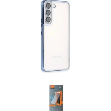 Elektronikçim Ieg™ Galaxy S22 Kılıf Vadi Minimal - Siyah Autokit 5in1 Fiber Hayalet Polymer Nano Ekran Koruyuc