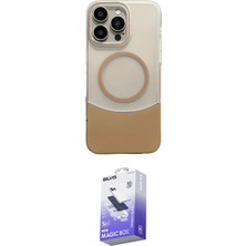 Elektronikçim Ieg™ iPhone 14 Pro Max Kılıf Kozmos Form Özel Seri - Siyah Bilvis 5in1 5d Magic Hayalet Cam Ekr