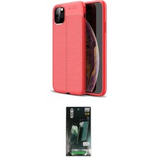 Elektronikçim Ieg™ iPhone 11 Pro Max Kılıf Doruk Klasik Özel Seri - Siyah 360 Mat Full Body Arka Koruyucu Elk