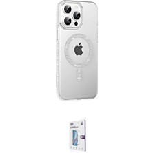 Elektronikçim Ieg™ iPhone 15 Pro Max Kılıf Yörünge Koleksiyonu - Siyah Bilvis 0.18MM Plus Cam Ekran Koruyucu