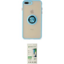 Elektronikçim Ieg™ iPhone 7 Plus Kılıf Yörünge Çizgi - Siyah 20D Premium Cam Ekran Koruyucu ELK-34863