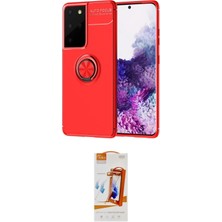 Elektronikçim Ieg™ Galaxy S21 Ultra Kılıf Yankı Form Prime - Siyah Autokit 5in1 Fiber Polymer Nano Ekran Koru