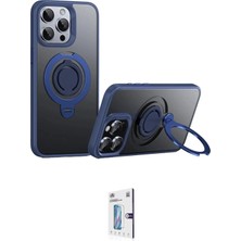 Elektronikçim Ieg™ iPhone 15 Pro Kılıf Zirve Çizgi Prime - Siyah Bilvis 0.18MM Plus Cam Ekran Koruyucu Elk-34