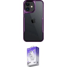 Elektronikçim Ieg™ iPhone 11 Kılıf Akış Çizgi Koleksiyonu - Siyah Bilvis 5in1 3D Magic Cam Ekran Koruyucu E